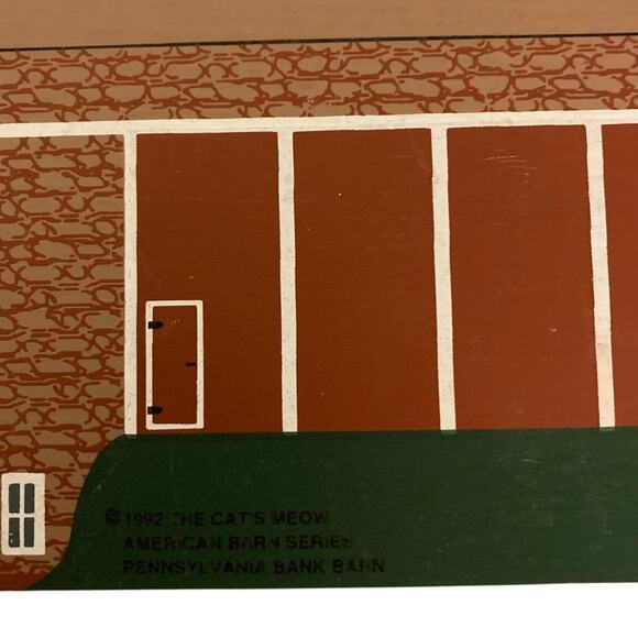 The Cat's Meow Pennsylvania Bank Barn 1992 American Barn Series - Picture 2 of 4